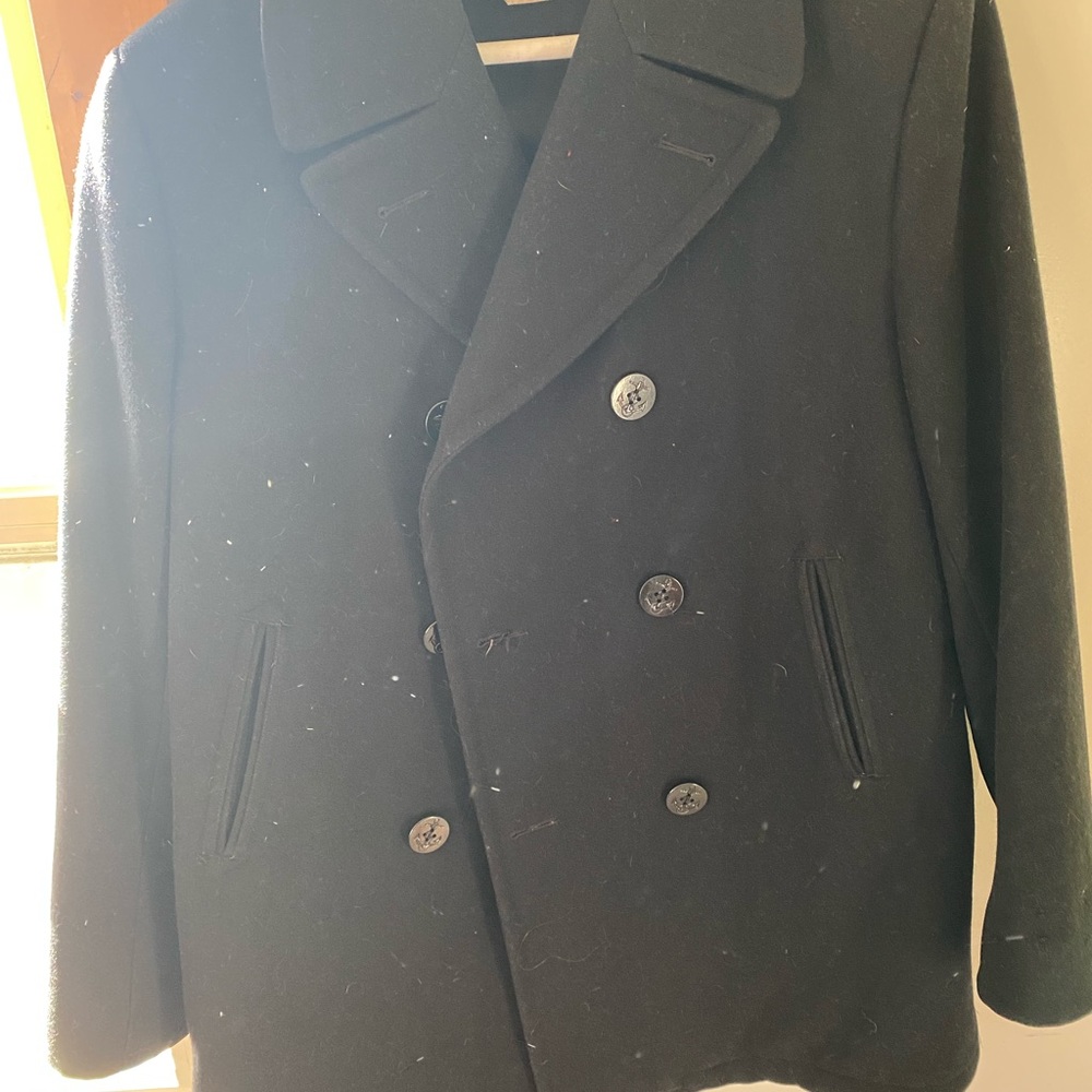 Military Navy Peacoat